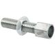 168982 VIS CREUSE TENDEUR DE CABLE CYCLO DIAM M6 - LONG 24mm - ALESAGE 6,8mm - PERCAGE 3 (ACIER) (BLISTE DE 25) -ALGI- 2 Génér