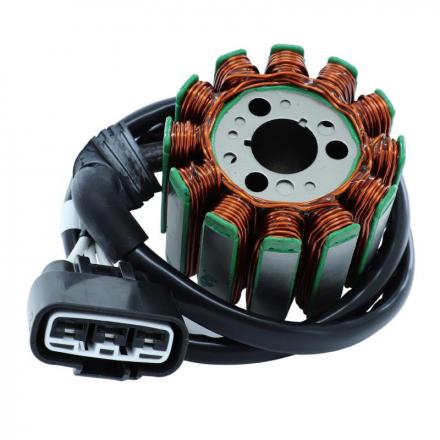 168500 STATOR JAPONAIS ALLUMAGE ADAPTABLE YAMAHA 800 FZ8 2011-2014, 1000 FZ1 N, FAZER 2006-2013 (12 PÔLES - TRIPHASE) (R.O 2D1