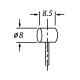 168721 CABLE DE FREIN CYCLO VELOX G.6 POUR PEUGEOT BOULE 8x8mm DIAM 18-10 Lg 1,80M (14 FILS) (BOITE DE 25) 2 Général | 