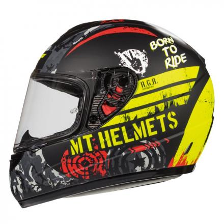 172051 CASQUE INTEGRAL ENFANT MT KID THUNDER SNIPER NOIR MAT-JAUNE FLUO YL (53 à 54cm) 2 Général | Fp-moto.com garage moto 