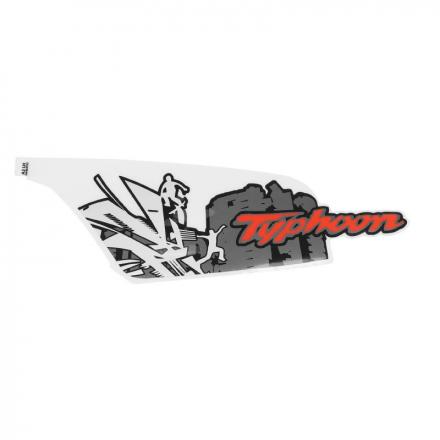 153025 DECO-LOGO ORIGINE PIAGGIO 50 TYPHOON 2018- VEHICULES BLANC 544 OU JAUNE 979-A -2H002553000A2- 2 Général | Fp-moto.co