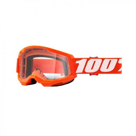 167947 MASQUE-LUNETTES CROSS 100% ADULTE STRATA 2 ESSENTIAL ORANGE ECRAN TRANSPARENT ANTI-BUEE-ANTI-RAYURES 2 Général | Fp-m