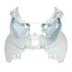 158301 CARENAGE-FACE AV MAXISCOOTER ORIGINE PIAGGIO 300-500 MP3 BUSINESS 2014- BLANC 505-A -1B006603000Q4- 2 Général | Fp-m