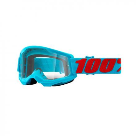 167951 MASQUE-LUNETTES CROSS 100% ADULTE STRATA 2 SUMMIT BLEU ECRAN TRANSPARENT ANTI-BUEE-ANTI-RAYURES 2 Général | Fp-moto.c