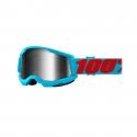 MASQUE-LUNETTES CROSS 100% ADULTE STRATA 2 SUMMIT BLEU ECRAN MIROIR ANTI-BUEE-ANTI-RAYURES