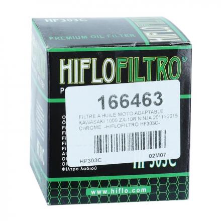 166463 FILTRE A HUILE MOTO ADAPTABLE KAWASAKI 1000 ZX-10R NINJA 2011-2015 CHROME -HIFLOFILTRO HF303C- 2 Général | Fp-moto.