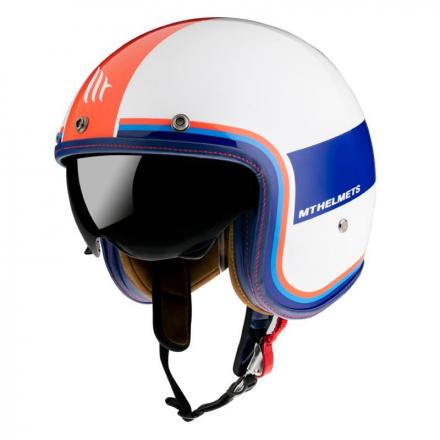 172315 CASQUE JET MT LE MANS 2 SV TANT BLANC-ROUGE-BLEU BRILLANT L 2 Général | Fp-moto.com garage moto albi atelier reparati