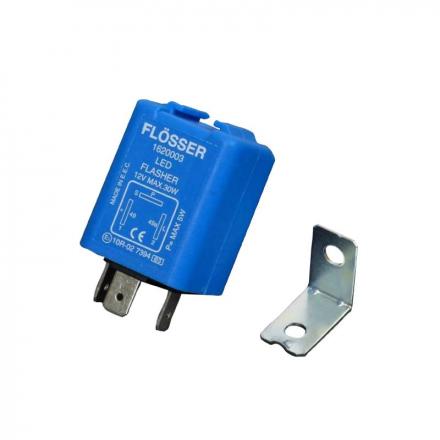 171845 CENTRALE CLIGNOTANTE UNIVERSELLE 12V 30W 3 FICHES-BORNES POUR CLIGNOTANT A LEDS -FLOSSER ORIGINE- 2 Général | Fp-m
