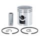 175351 PISTON CYCLO ADAPTABLE PEUGEOT 103 MVL, SP, RCX, SPX, VOGUE DIAM 39,88mm (LETTRE A) -SELECTION P2R- 2 Général P2R |