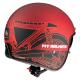 175308 CASQUE JET MT LE MANS 2 SV CAFE RACER ROUGE MAT L 2 Général | Fp-moto.com garage moto albi atelier reparation