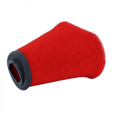 175207 FILTRE A AIR TOP PERF TPR FACTORY BIG MOUSSE ROUGE DIAM 28-32-36-39-43mm FIXATION DROITE (LIVRE AVEC ADAPTATEURS) 2 Génér