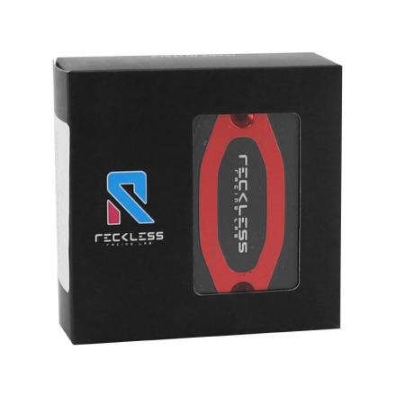 170991 COUVERCLE DE MAITRE CYLINDRE DE FREIN ALU MAXISCOOTER RECKLESS POUR YAMAHA 530 TMAX 2017-2019 NOIR-BLEU (PAIRE) 2 Général