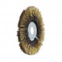 BROSSE CIRCULAIRE ROTATIVE DIAM 90mm FILS 35-100 ALESAGE 14mm -TIP TOP- (5995080)