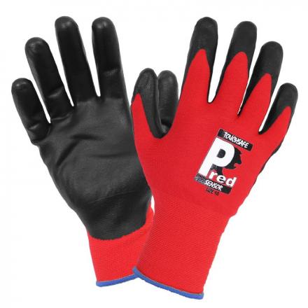170757 GANTS ATELIER TACTILE NYLON-ELASTHANNE ROUGE-NOIR HOMOLOGUE CE - TAILLE 10 (PAIRE) 2 Général | Fp-moto.com garage mo