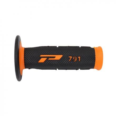 170772 REVETEMENT POIGNEE PROGRIP OFF ROAD 791 DOUBLE DENSITE BASE ORANGE-NOIR 115mm (PAIRE) (CROSS-MX) 2 Général | Fp-moto.