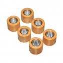 GALET-ROULEAU ORIGINE PIAGGIO 50 FLY 4T, NRG, VESPA LX 4T, VESPA SPRINT 4T, VESPA S 4-APRILIA SR-GILERA RUNNER (JEU DE 6) -CM1