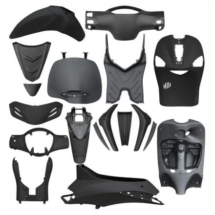 76255 CARROSSERIE-CARENAGE SCOOT ORIGINE PIAGGIO 50-125 LIBERTY 2009-2013 NOIR (KIT 18 PIECES) -1R000016- 2 Général | Fp-mo