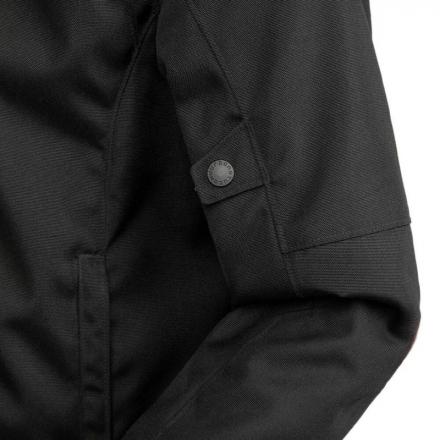 165562 VESTE PRINTEMPS-ETE HOMME TUCANO TEXWORK POLYESTER NOIR-JAUNE FLUO AVEC PROTECTIONS EPAULES + COUDES TAILLE 52 (3XL) (H