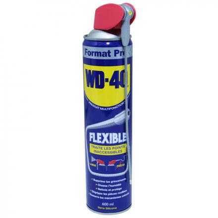 168931 LUBRIFIANT WD-40 MULTIFONCTIONS (AEROSOL 600ml) AVEC FLEXIBLE 2 Général | Fp-moto.com garage moto albi atelier repara