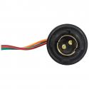 PORTE-AMPOULE-FICHE-DOUILLE 12V BAY15D AVEC CABLE -FLOSSER-