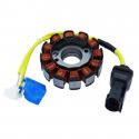 STATOR ALLUMAGE ADAPTABLE MOTEUR PIAGGIO LEADER 125 4T INJECTION AIR-EAU, 150-200 4T AIR - PIAGGIO LEADER 180-200 4T EAU (12 PÔ