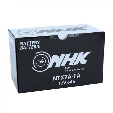 170295 BATTERIE 12V 6 Ah NTX7A NHK MF SANS ENTRETIEN PRETE A L'EMPLOI (Lg150xL87xH94mm) (ACTIVEE EN USINE - QUALITE PREMIUM - E