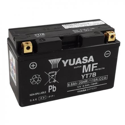 172339 BATTERIE 12V 6,5 Ah YT7B YUASA ACTIVEE EN USINE PRETE A L'EMPLOI (Lg150xL65xH93mm) 2 Général | Fp-moto.com garage m