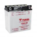 BATTERIE 12V 9 Ah 12N9-3B YUASA YUMICRON AVEC ENTRETIEN (Lg135xL75xH139mm)