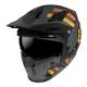 178212 CASQUE TRIAL MT STREETFIGHTER SV SKULL GRIS MAT XXL SIMPLE ECRAN DARK TRANSFORMABLE AVEC MENTONNIERE AMOVIBLE (LIVRE AVE