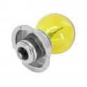 AMPOULE-LAMPE 6V 15W NORME S3 CULOT P26S JAUNE (PROJECTEUR) (VENDU A L'UNITE) -FLOSSER-