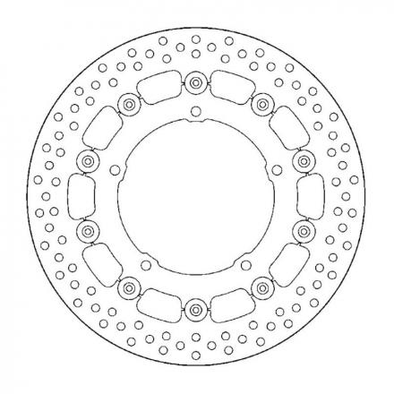 179035 DISQUE DE FREIN ADAPTABLE YAMAHA 900 MT-09 2017- AV (EXT 298mm - INT 132mm - 5 TROUS) (DF5311EF) -NEWFREN- 2 Général 