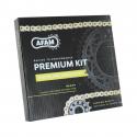 KIT CHAINE ADAPTABLE APRILIA 125 RX 2018-2021 428 13x69 (DEMULTIPLICATION ORIGINE) -AFAM-