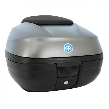 180150 TOP-CASE 37 LT (VENDU SANS LE SUPPORT 1B006840) ORIGINE PIAGGIO 350-500 MP3 2018 HPE MARRON METAL 129-A -CM308238- 2 Gé