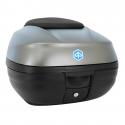 TOP-CASE 37 LT (VENDU SANS LE SUPPORT 1B006840) ORIGINE PIAGGIO 350-500 MP3 2018 HPE MARRON METAL 129-A -CM308238-