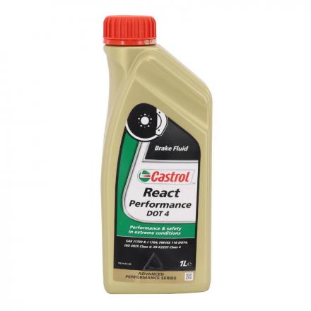 178845 LIQUIDE DE FREIN CASTROL DOT 4 REACT PERFORMANCE (1L) 100% SYNTHETIQUE 2 Général | Fp-moto.com garage moto albi ate