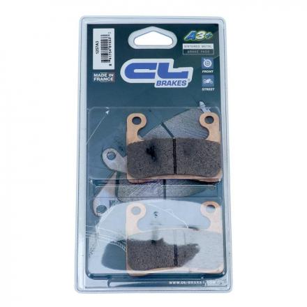 178769 PLAQUETTE DE FREIN CL BRAKES POUR BMW 1000 S RR, S XR 2019-, 1250 R GS, R RT 2019- AV (2 JEU DE 2 PLAQUETTES) (1257 A3+ 