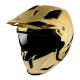 178201 CASQUE TRIAL MT STREETFIGHTER SV UNI CHROME OR S SIMPLE ECRAN DARK TRANSFORMABLE AVEC MENTONNIERE AMOVIBLE (LIVRE AVEC