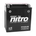 BATTERIE 12V 17 Ah NTX20A-BS NITRO MF SANS ENTRETIEN AVEC PACK ACIDE (Lg150xL87xH161mm)