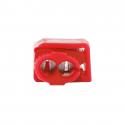 COSSE ELECTRIQUE PRE-ISOLEE CONNECTEUR ROUGE POUR SECTION FIL 0,5 à 1,5 mm² (VENDU AU SACHET DE 100 PIECES) -SELECTION P2R-
