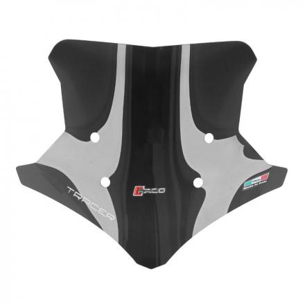 176783 PARE BRISE MOTO POUR YAMAHA 900 TRACER 2015-2017 FUME RACCORD RENFORCE (SHORT HAUTEUR 355mm) -FACO- 2 Général | Fp-