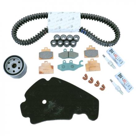 174683 KIT ENTRETIEN MAXISCOOTER ORIGINE PIAGGIO 500 MP3 ABS 2018- (AVEC GUIDES VARIATEUR) -1R000503- 2 Général | Fp-moto.c
