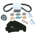 KIT ENTRETIEN MAXISCOOTER ORIGINE PIAGGIO 500 MP3 ABS 2018- (AVEC GUIDES VARIATEUR) -1R000503-