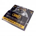 KIT CHAINE ADAPTABLE DERBI 50 GPR RACING 2004-2005, 50 GPR 2004-2005 420 14x53 (DIAM COURONNE 108-123-6.5) -AFAM-