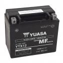 BATTERIE 12V 10 Ah YTX12B YUASA ACTIVEE EN USINE PRETE A L'EMPLOI (Lg150xL87xH130mm)