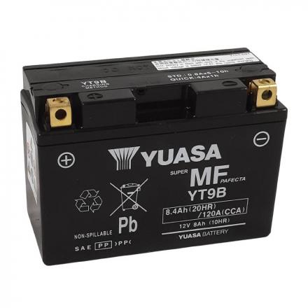 172340 BATTERIE 12V 8 Ah YT9B YUASA ACTIVEE EN USINE PRETE A L'EMPLOI (Lg150xL70xH105mm) 2 Général | Fp-moto.com garage mo