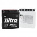 BATTERIE 12V 5 Ah NB5L-BS NITRO MF SANS ENTRETIEN AVEC PACK ACIDE (Lg120xL60xH130mm) (EQUIVALENT YB5L-BS)