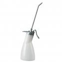 BURETTE ATELIER PRESSOL EN POLYETHYLENE TRANSPARENT 500ml POMPE EN LAITON AVEC BEC RIGIDE 165mm PERMET UN DOSAGE GOUTTE A GOUTT