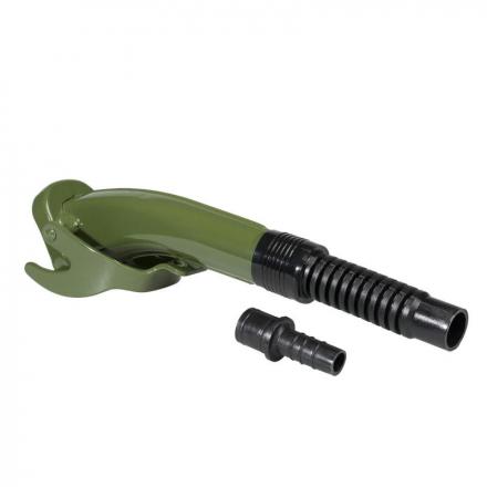 168263 BEC VERSEUR-FLEXIBLE POUR JERRYCAN-BIDON ESSENCE-CARBURANT PRESSOL METALLIQUE ARMEE VERT 2 Général | Fp-moto.com gara