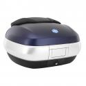 TOP-CASE 50 LT (VENDU SANS LE SUPPORT 1B006840) ORIGINE PIAGGIO 350-500 MP3 2018 HPE BLEU 290-A -CM308120-