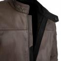 VESTE PRINTEMPS-ETE HOMME TUCANO PEL 2G CUIR MARRON AVEC PROTECTIONS EPAULES + COUDES TAILLE 50 (2XL) (HOMOLOGUE EN 17092 CE -